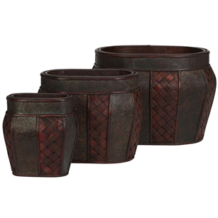 Oval Decorative Planter (Set of 3)