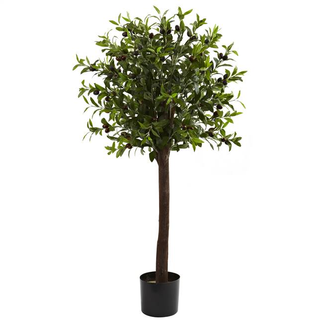 4’ Olive Topiary Silk Tree