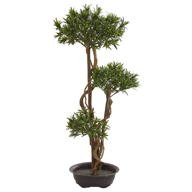 46” Bonsai Styled Podocarpus Artificial Tree