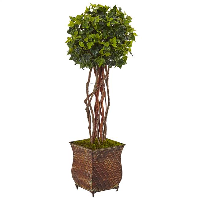 30” English Ivy Tree in Planter UV Resistant (Indoor/Outdoor)