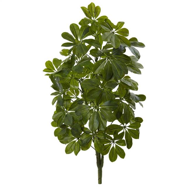 32'' Green Baby Schefflera Artificial Plant (Real Touch) (Set of 2)