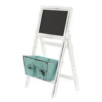 26” Farmhouse Multipurpose Bin and Chalkboard Stand