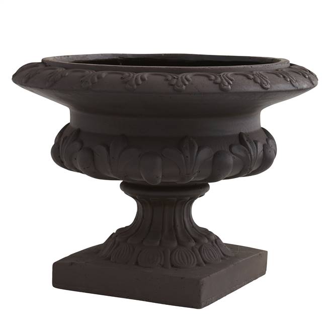 Iron Finished Decorative Urn (Indoor/Outdoor)