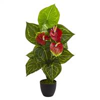 30” Anthurium Artificial Plant (Real Touch)