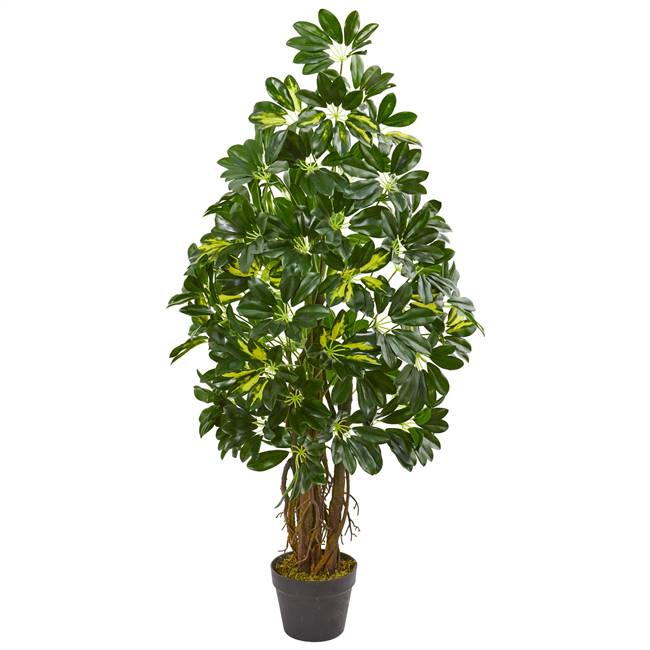 4’ Schefflera Artificial Tree