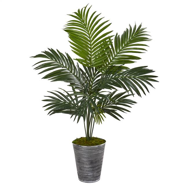 46” Kentia Artificial Palm Tree in Decorative Planter