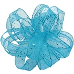 Ribbon #3 Flash Turquoise Wired W350310 25Y