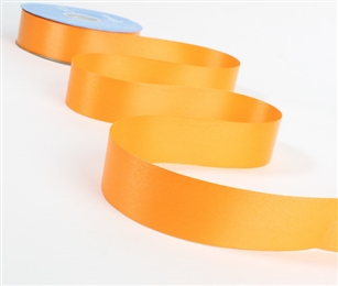 Ribbon #9 Pumpkin Florasatin Berwick 100 Yd