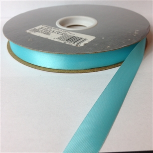 Ribbon #3 Satin Aqua Berwick 100Yd Pk 1