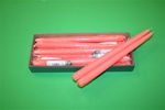 12" Taper Candle-Coral (Pack of 12)