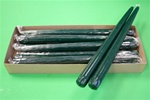 12" Taper Candle-Dark Green (Pack of 12)