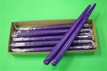 12" Taper Candle-Purple (Pack of 12)