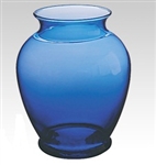 Glass Ginger Vase - Cobalt (Case of 12)
