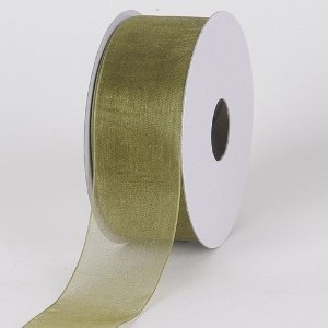 Ribbon #3 Sheer Willow 3 Chiffon Willow 25Yd