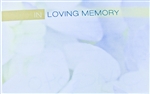 "In Loving Memory" Cobblestone Enclosure Cards (pack of 50)