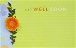 "Get Well Soon" Daisy Vine Enclosure Cards (pack of 50)