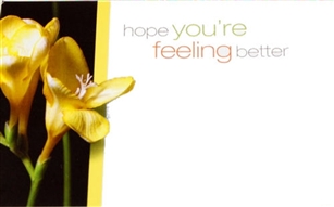 "Hope You're Feeling Better" Enclosure Cards (pack of 50)