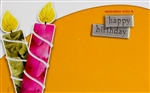 "Wishing You a Happy Birthday" Candles Enclosure Cards (pack of 50)