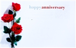 "Happy Anniversary" Roses, Enclosure Cards (pack of 50)