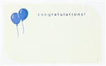 "Congratulations" Balloon Enclosure Cards (pack of 50)