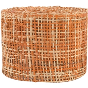 Ribbon Burlap Orange 2-1/2" X 10 Yard