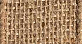 Ribbon #9 Burlap Natural 10Yd Morex