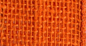 Ribbon #9 Burlap Orange 10Yd Morex