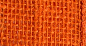 Ribbon #40 Burlap Orange 10Yd Morex