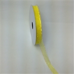 Ribbon #3 Sheer Maize Yellow Harmony 605 50 Yd