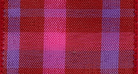 Ribbon #40 Wired Scarlet Pink Chic Plaid 018 50Yd