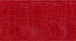 Ribbon #9 Rose Red Organdy Sheer 194 100 Yd