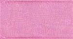 Ribbon #9 Pink Organdy Sheer 22 100 Yd