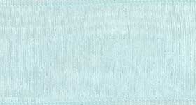 Ribbon #9 Aqua Organdy Sheer 042 100 Yd