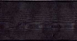 Ribbon #9 Black Organdy Sheer 613 100 Yd