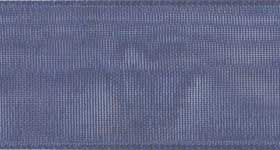 Ribbon #9 Navy Organdy Sheer 624 100 Yd