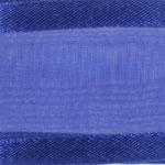 Ribbon #3 Delight Sheer Royal Blue W/Satin Edge 25