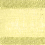 Ribbon #3 Delight Sheer Lt Yellow W/Satin Edge 25Y