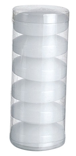 3" Floating Candle (Pack of 6) - White