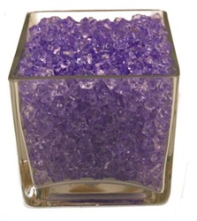Purple Acrylic Vase Filler 1.5cm