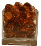 Amber Acrylic Vase Filler 3cm