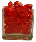 Red Acrylic Rocks 3.0cm