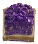 Purple Acrylic Rocks 3.0cm