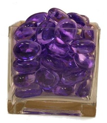 Purple Acrylic Rocks 3.0cm