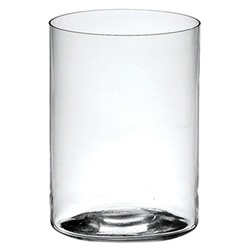 Cylinder Glass Vase 6x10