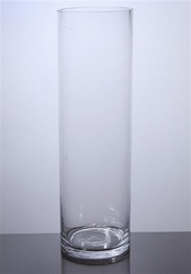 Cylinder Glass Vase 6x16