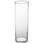 Cylinder Glass Vase 6x20