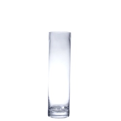 Cylinder Glass Vase 4x12