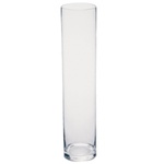 Cylinder Glass Vase 4x20