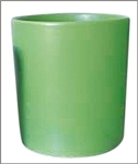 Ceramic Cylinder Vase 6x6 - Green