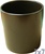 Ceramic Cylinder Vase 7x7 - Brown